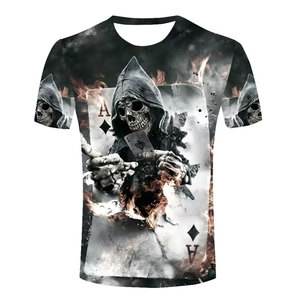 3D Design Sublimation Print Top Tee Regular Fit Haute Qualité 100% Polyester Anti-Pilling Personnaliser En Gros Pas Cher Prix T Hommes - Product Image 6