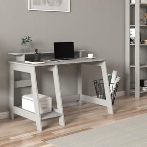 Bureau d'étude de pays Design européen bureau moderne multi-fonction gris ergonomique bureau à domicile école chambre utiliser dernier - Product Image 1