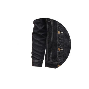 Premium haute qualité hommes hiver Denim veste Slim Fit mode Streetwear vêtements d'extérieur respirant séchage rapide déchiré Style Durable - Product Image 6
