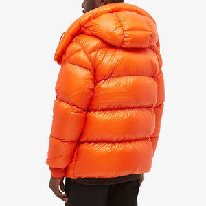 Men's High Street Style <b>Waterproof</b> Windproof Reversible Hooded Bubble <b>Jacket</b> Nylon/Polyester Custom Made Plus Size Wholesale - Product Image 3