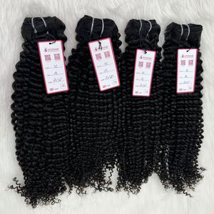 Vendeurs de cheveux naturels vierges vietnamiens Cheveux frisés crépus profonds cuticules alignés doux et sans perte avec style de vague naturelle - Product Image 3