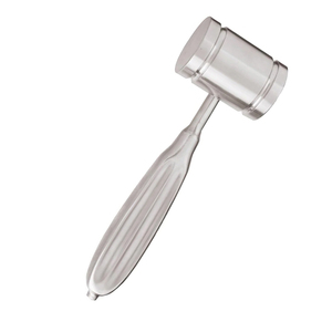 Martillo quirúrgico ortopédico de acero alemán Manual de 190 mm 7 12 \ "con cabezas de nailon, mango hueco, mazo de hueso Dental - Product Image 2