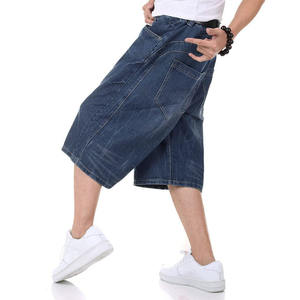 Jeans pour hommes, jorts, coupe régulière, shorts mi-longs pour hommes, usage quotidien en été, jeans pour hommes, jorts, shorts décontractés confortables - Product Image 4