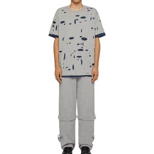 Nouveaux t-shirts pour hommes en coton 100% à manches longues, surdimensionnés, lourds, lavés à l'acide, avec effet délavé, prix bas, vente en gros personnalisée professionnelle - Product Image 5