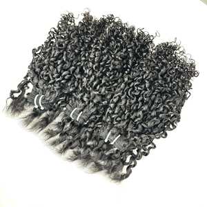 Calidad superior Pixel Curly Raw Hair Color natural 100% Extensiones de cabello humano vietnamita - Product Image 2