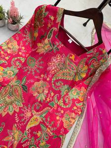 COSTUME DE CRÉATEUR AVEC UN TRAVAIL PLEIN FLAIR SHARARA - Product Image 3