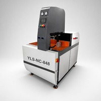 Machine de découpe d'aluminium semi-automatique YLS-NC-848, scie à lame de 600 mm pour atelier de fabrication de fenêtres et de portes