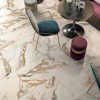 Sélection Spéciale : Carreaux de Porcelaine 100% Italiens Pleine Masse Colorés, Finition Brillante, Effet Marbre Naturel pour Villa