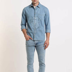Chemise en jean de style unique, taille personnalisée, chemise en jean la plus vendue, dernier prix, chemise en jean légère, chemise en jean d'extérieur - Product Image 4