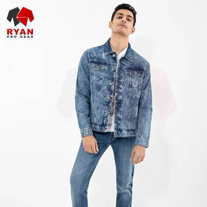 Chaqueta Vaquera para Hombre, Fabricación al por Mayor, OEM, ODM, Color, Talla y Logotipo Personalizables, Estilo con Botones, Tela Resistente - Product Image 3