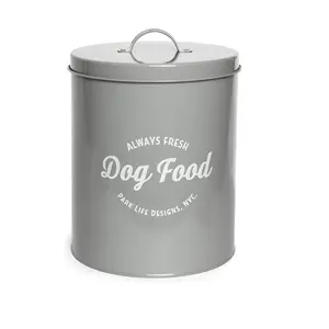 Aufbewahrung sglas für Tiernahrung Aufbewahrung behälter für Lebensmittel Vorrats behälter aus verzinktem Stahl Dosen für Tiernahrung für Katzen oder Hunde