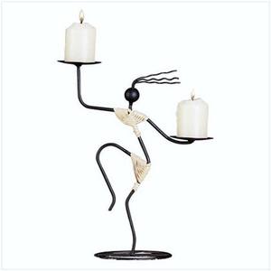 Elegante Candelabro Decorativo de Metal Dorado para Decoración del Hogar, Mesa de Oficina y Uso Festivo - Product Image 3