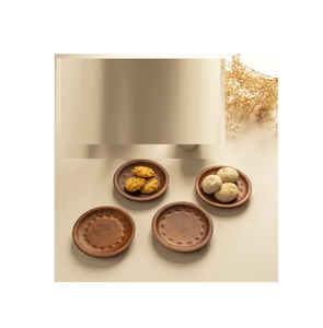 Wood Tea Cup Stone <b>coaster</b> <b>for</b> Housewarming Gift <b>Drinks</b> Mats & Pads with Flower Unique Design Shape Pce - Product Image 4