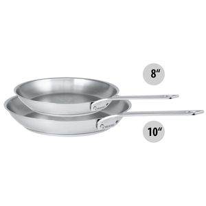 Stainless Steel Induction-Ready Tri-Ply Clad Deep Saute <b>Pan</b> - Product Image 5