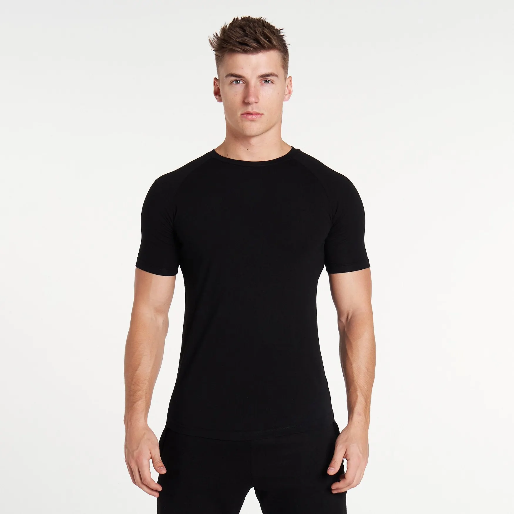 Camiseta de manga corta para hombre, Camiseta básica de algodón informal ligera de algodón supersuave, camiseta hecha a medida para hombre