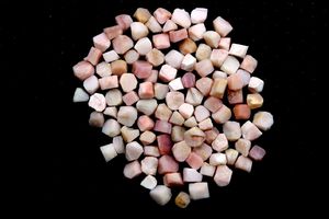 6-8 MM Natural Pink Healing <b>Opal</b> Loose Gemstone 50 Piece Raw Pink <b>Opal</b> Jewelry Making Gemstone - Product Image 2