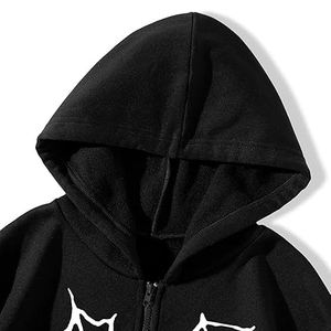 Sweat à capuche zippé pour tous les jours, doux, drapé, coupe ergonomique, respirant, léger, polyvalent, couche de base - Product Image 4