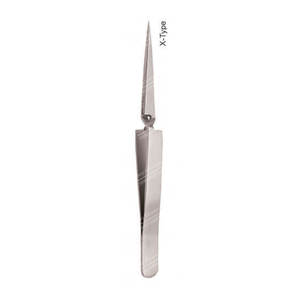 Pince à épiler pour extensions de cils X-Type en acier inoxydable, revêtement plasma multicolore Sharpinst SIC-ET-034, outils pour extensions de cheveux - Product Image 3
