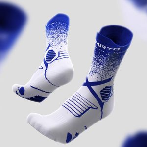 ถุงเท้าแบบกริปสำหรับทุกเพศถุงเท้ากีฬาแบบลูกเรือ1คู่ถุงเท้าฟุตบอลแบบนุ่มกันลื่นระบายอากาศได้ดีกีฬาฟุตบอลมี2สี - Product Image 4