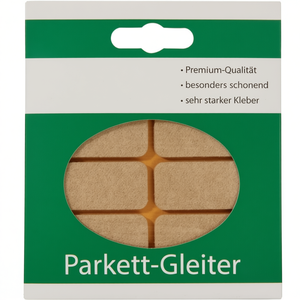 Glissières de parquet en feutre autocollantes de qualité supérieure 20 x 40 mm carrées naturelles pour la protection des tapis - Product Image 2