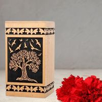 Urna de Madera Pequeña, Moderna y de Lujo, Hecha a Mano, Biodegradable, Duradera y Ecológica, Recuerdo Conmemorativo para Bebés y Mascotas, Ataúdes para Mascotas