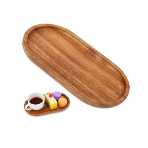 Assiette en bois d'acacia Plats et assiettes Produit unique pour la cuisine et les restaurants Offre Spéciale - Product Image 5