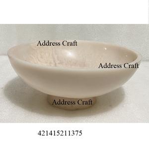 Haute Qualité Écologique Style Américain Blanc Rose Tourbillon Résine Bol Dîner Ensemble De Table À La Main Creative Meilleur Prix - Product Image 3