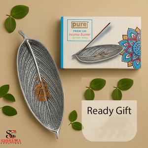 Soporte para Incienso Religioso con Diseño de Hoja de Shrekha Creations, de Latón Antiguo y Aluminio, Decoración para el Hogar, Envío Rápido al Mejor Precio - Product Image 3