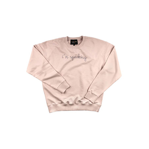 Jersey liso de gran tamaño de algodón 100% de alta calidad para mujer sudadera bordada para invierno - Product Image 4