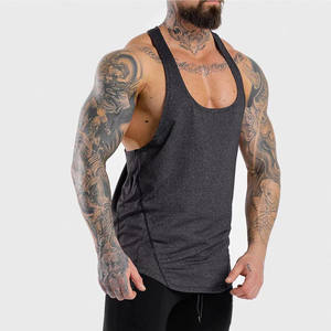 Gym Muscle Tee Fitness Bodybuilding Camiseta sin mangas Casual Singlets Hombres Gym Tank Tops - Product Image 3