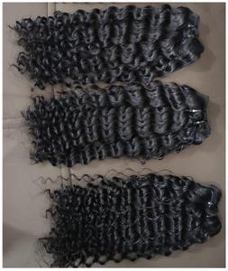 ช่อผมต่อจากผมมนุษย์ผมคนแท้จากอินเดียผมชาวอินเดียยังไม่ผ่านกระบวนการผมชาวอินเดียแบบนุ่มสไตล์คลื่นน้ำ - Product Image 3