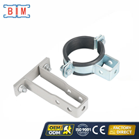 Collier de serrage en U en acier au carbone électrogalvanisé de type O pour isolation de tuyaux