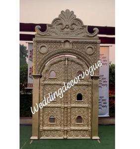 Conception élégante de porte de mariage en fer de luxe pour la décoration extérieure d'entrée de jardin et l'affichage d'arche de cérémonie d'événement d'Inde - Product Image 5