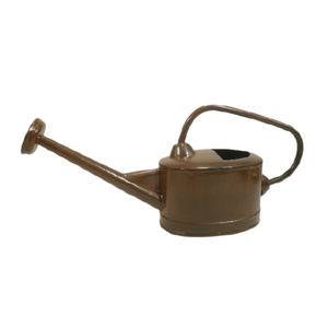 Arrosoir en métal au design floral en relief décoratif extérieur aspect moderne personnalisé à la main décor de jardin arrosoir en métal - Product Image 6