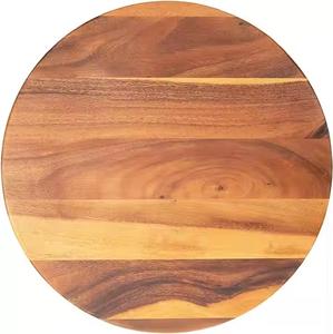 Susan paresseuse en bois écologique pour la cuisine, le restaurant, les fêtes de mariage-Organisateur d'assiettes pour les collations au café Accessoire de serveur - Product Image 1