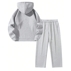 Conjunto Deportivo Personalizado para Hombre, Sudadera con Capucha y Cremallera, Pantalones Jogger de Felpa, Venta al Por Mayor, Ropa Deportiva, Marca Privada OEM, B2B - Product Image 3