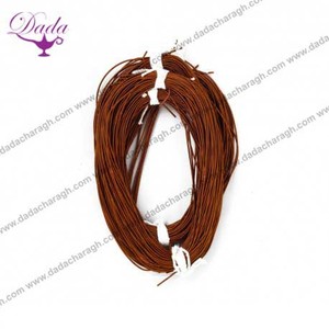 Gimp Wire Cobre Zardosi Bordado Alambre metálico rígido Alambre rígido francés 1MM-Tinta metálica azul - Product Image 2