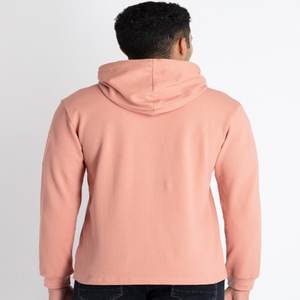 Sweat à capuche surdimensionné de haute qualité avec fermeture éclair, logo personnalisé, en molleton de coton avec broderie, pull à capuche d'hiver - Product Image 6