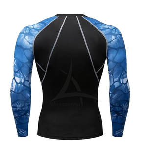 เสื้อรัดกล้ามเนื้อแขนยาวสีล้วนแห้งเร็วระบายอากาศได้ดีชุดออกกำลังกายที่เป็นมิตรกับสิ่งแวดล้อม - Product Image 2