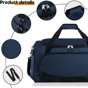 Bolsa de Viaje Personalizada de Lona Impermeable de Gran Capacidad (30-40L), Moderna, Portátil, con Cierre, para Gimnasio, Fin de Semana o Viajes Cortos - Product Image 3