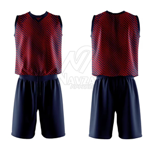 Uniforme de Voleibol de Diseño Moderno Hecho en Fábrica, Ropa de Práctica de Color Sólido - Product Image 4