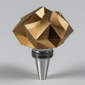 ตัวหยุดขวดไวน์โลหะสีดำด้านที่เพรียวบางผสมผสานความสวยงามระดับไฮเอนด์การออกแบบให้เลือกได้ตามต้องการสำหรับไวน์ - Product Image 2