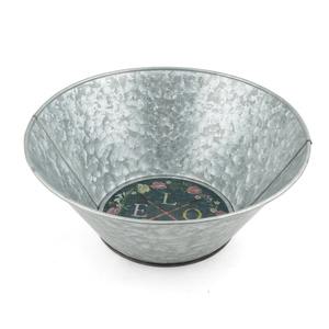 Service de salade/bol de fruits en fer galvanisé - Product Image 4