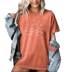 Camiseta de Manga Corta Tejida Estilo Hip Hop Casual para Hombre, Ecológica, de Secado Rápido, Transpirable, de Poliéster y Algodón, Personalizable 2026 - Product Image 2