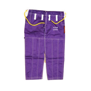 Vente en gros personnalisé brésilien Jiu Jitsu Gi Kimono unisexe coton BJJ uniforme pour karaté et Taekwondo ensembles d'arts martiaux - Product Image 2