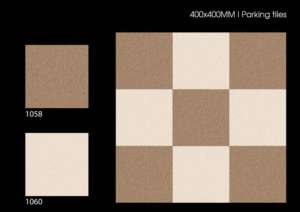 Carreaux de sol en porcelaine pour extérieur 40x40 cm 400x400 mm 16x16 pouces Finition mate Durable pour parking et allée - Product Image 3