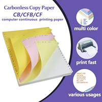 Échantillons disponibles – Papier autocopiant économique pour impression numérique sur ordinateur, couché recto-verso, 2 à 6 plis, pour imprimante matricielle