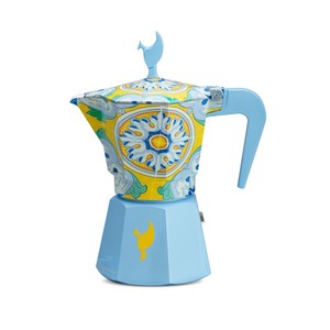 Cafeteira Capri Moka de alumínio, cafeteira expresso, alça de plástico, 6 xícaras, resistente ao calor, acessório de utensílios de cozinha