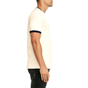 Premium Bamboo Cotton Blend <b>T</b> <b>Shirt</b> Custom Printing Eco Friendly Clothing <b>Ringer</b> <b>T</b> <b>Shirts</b> - Product Image 1