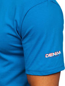 เสื้อยืดผ้าฝ้ายพิมพ์ลายสำหรับผู้ชายเสื้อยืดโอเวอร์ไซส์ธรรมดาพิมพ์โลโก้ได้ตามต้องการ - Product Image 4